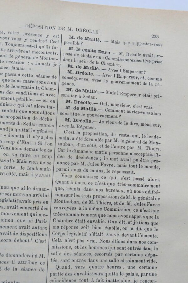 1870 enquète parlemantaire sur les actes du gouvernement de la défense nationale – Image 6