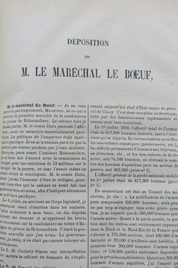 1870 enquète parlemantaire sur les actes du gouvernement de la défense nationale – Image 7