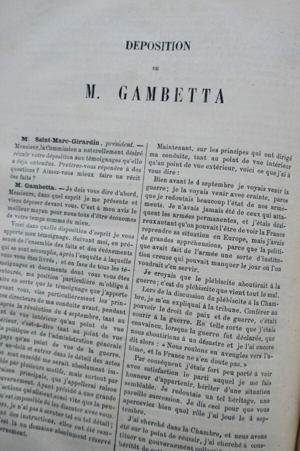 1870 enquète parlemantaire sur les actes du gouvernement de la défense nationale – Image 9