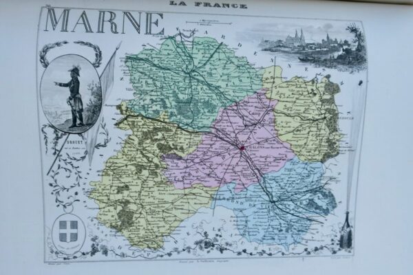 ATLAS MIGEON, POIRÉE, VUILLEMIN. La France et ses Colonies. Atlas illustré 1871 – Image 13