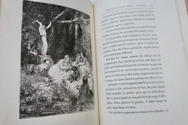 BRÉHAT (Alfred de). AVENTURES D'UN PETIT PARISIEN. Dessins de Ed. MORIN HETZEL – Image 7