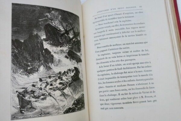 BRÉHAT (Alfred de). AVENTURES D'UN PETIT PARISIEN. Dessins de Ed. MORIN HETZEL – Image 8