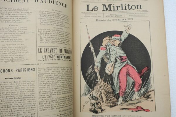 BRUANT (Aristide) Le mirliton ill-Steinen, Lautrec... – Image 9