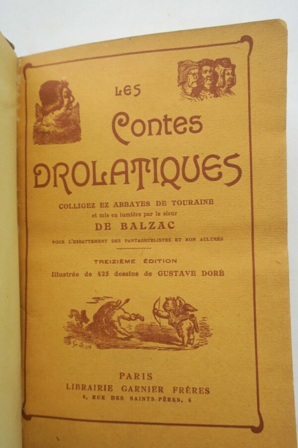 Balzac Contes Drolatiques Colligez ez abbayes de Touraine.. Gustave doré – Image 5