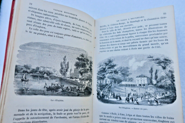 Bruxelles BELGIQUE Itinéraire du chemin de fer de Paris à Bruxelles 1853 – Image 10