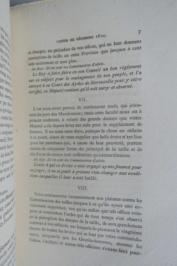 Cahiers des états de Normandie sous les règnes de Louis XIII et de Louis XIV – Image 4