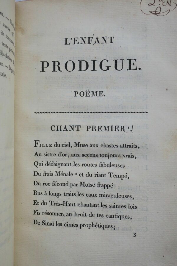 Campenon L'enfant prodigue, poème en IV chants.1811 – Image 7