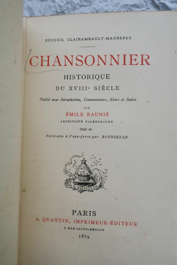 Chansonnier historique du XVIIIe siècle – Image 4