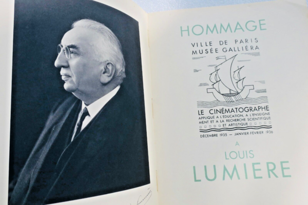 Cinema Hommage à Louis Lumière - Ville de Paris Musée Galliéra 1935