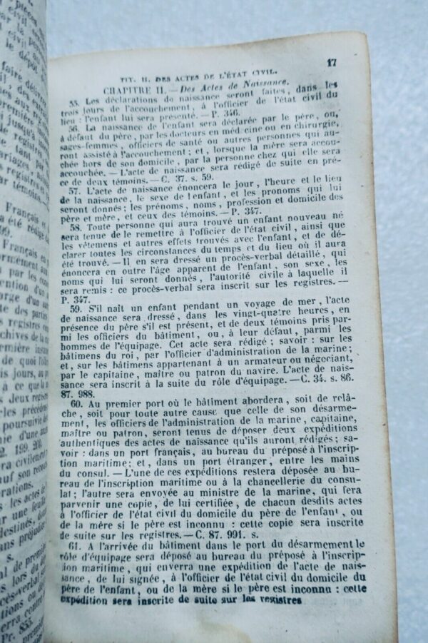 Droit Les Cinquante Codes ou Lois des Francais 1845 – Image 8