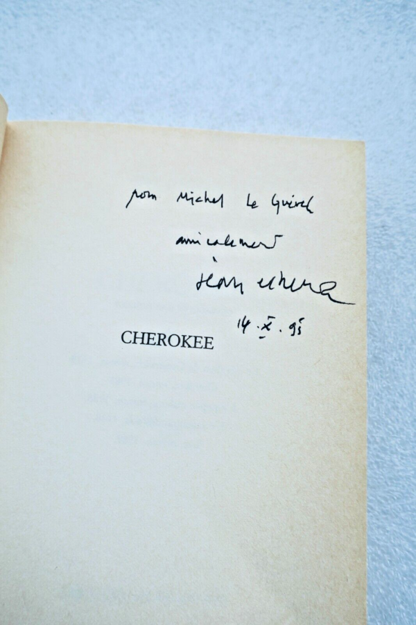 ECHENOZ (Jean) Cherokee + dédicace – Image 8