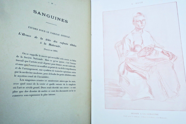 Ernest DUEZ atelier  catalogue des tableaux études, pastels, aquarelles 1896 – Image 8