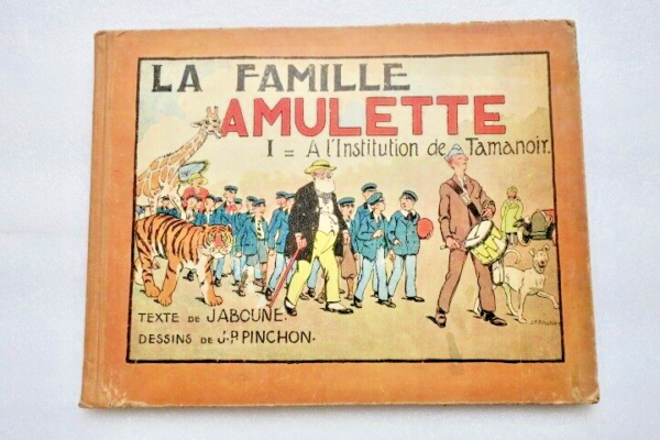 Famille Amulette à l'Institution de Tamanoir Jaboune, ill. Pinchon 1930