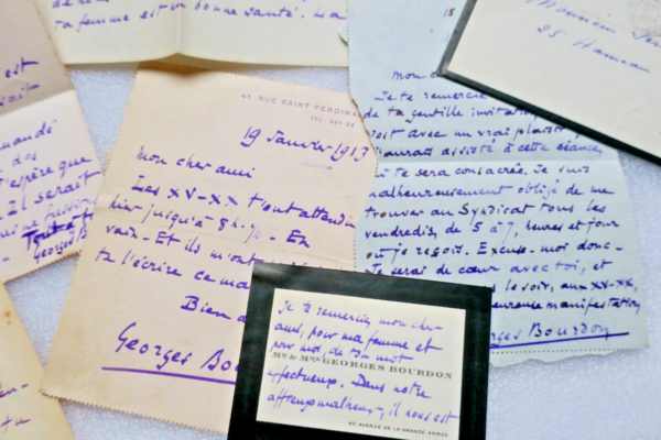 Georges Bourdon lettres autographes manuscrites à Fernand Gregh – Image 10