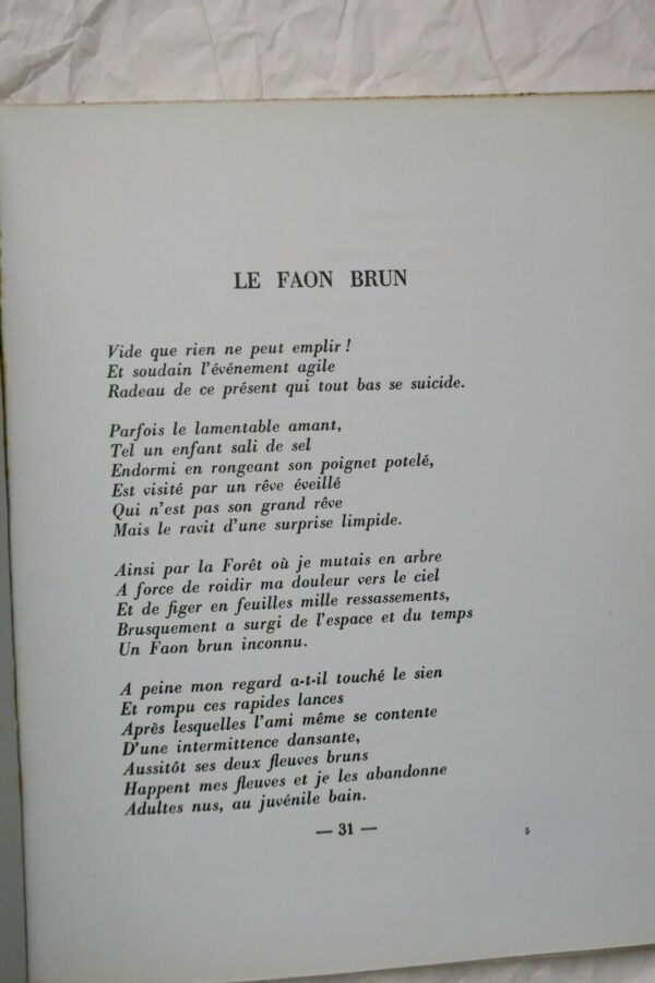 Guéguen La Chasse du Faon rose + dédicace