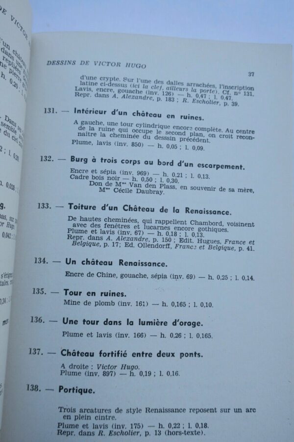 Hugo VILLE DE PARIS Maison de Victor Hugo. Catalogue 1957 – Image 5