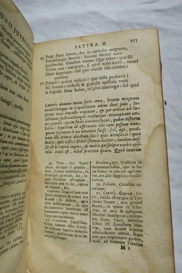 JUVENAL Decii Junii Juvenalis Satyrae 1715 – Image 7