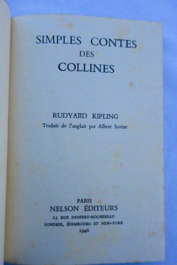 KIPLING Rudyard Simples contes des collines – Image 8