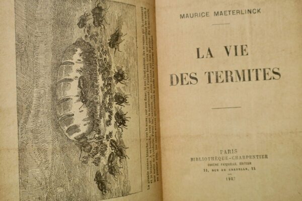 MAETERLINCK LA VIE DES TERMITES 1926 SP + dédicace – Image 8