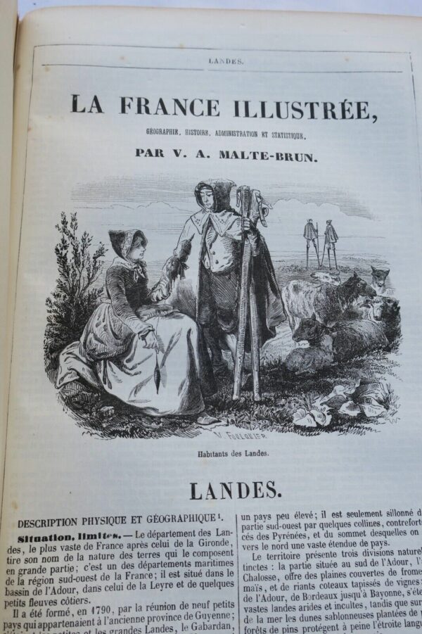 MALTE-BRUN La France illustrée. Géographie, histoire, administration... 1855 – Image 20