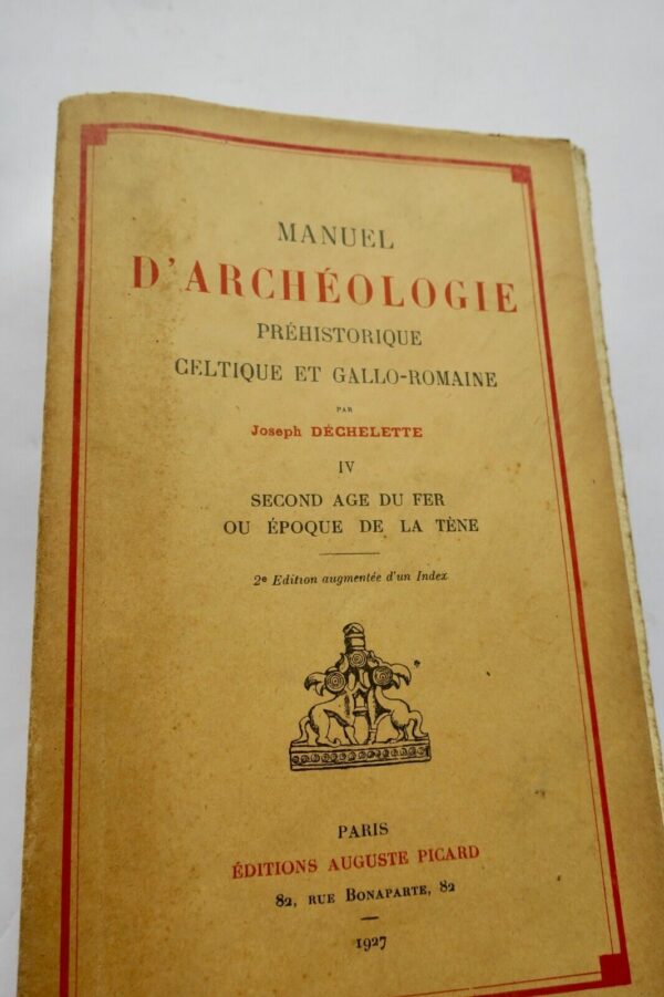 Manuel d archeologie préhistorique, celtique et gallo-romaine – Image 3