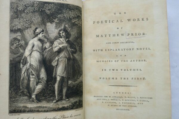 Matthew Prior, Esq The Poetical Works of Matthew Prior  1779