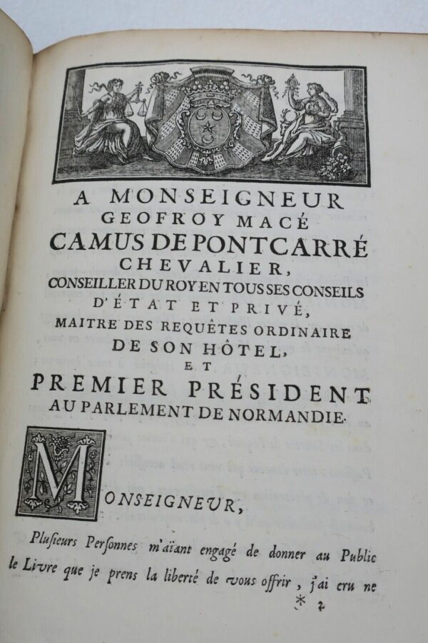 Normandie Principes généraux du droit.. coutumier de la province Normandie 1742 – Image 9