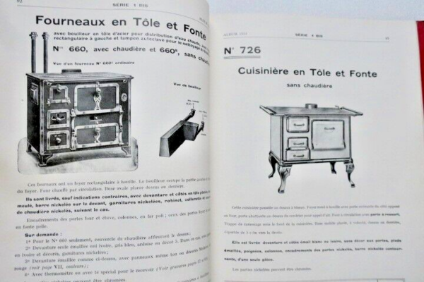 Poële  Catalogue Godin Album gal N°7 fonderies, emailleries & manufactures 1934 – Image 9