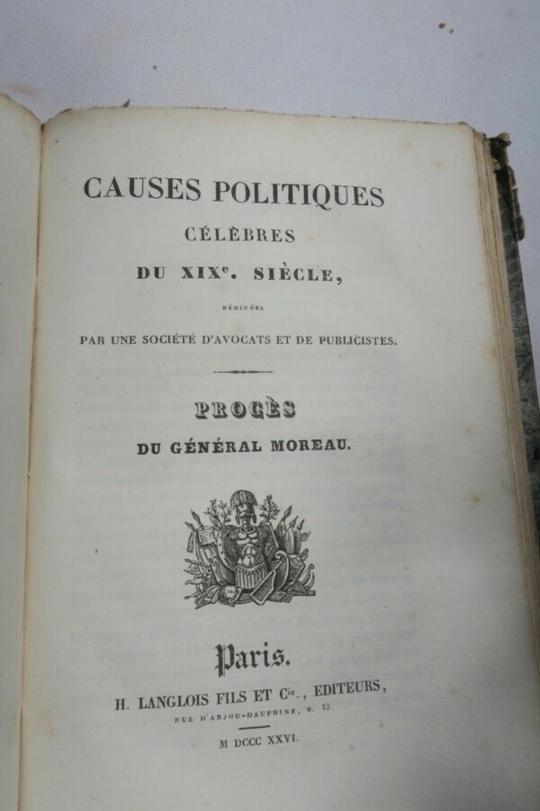 Procès Causes politiques célèbres du XIXe siècle Gal Berton, Moreau Mal Ne.. – Image 5