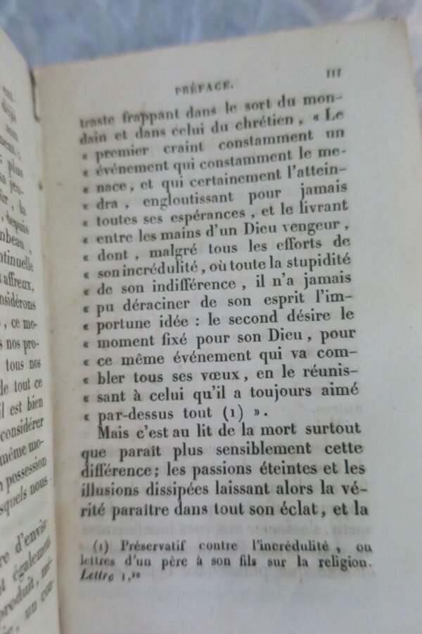 RECUEIL DE MORTS EDIFIANTES 1827 missionnaire des familles chrétiennes – Image 7