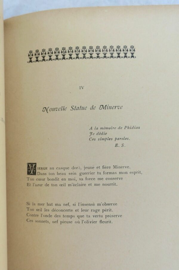 SIGNORET la SOUFFRANCE des EAUX,Livre des Sonnets de trois Élégies... – Image 7