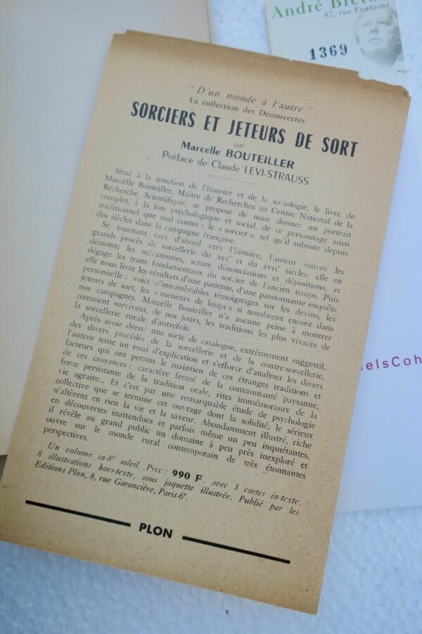 SORCIERS ET JETEURS DE SORT dédicace à André Breton – Image 8