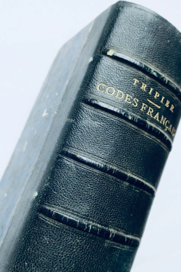 TRIPIER LOUIS LES CODES FRANCAIS COLLATIONNES SUR LES TEXTES OFFICIELS 1876 mini