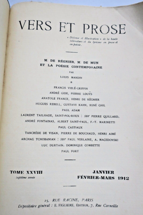 Vers et prose N°28 de la 7ème année - 1912 – Image 9