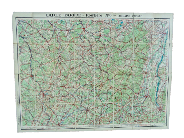 Vosges Carte Taride CARTE ROUTIERE N°6 - LORRAINE - VOSGES