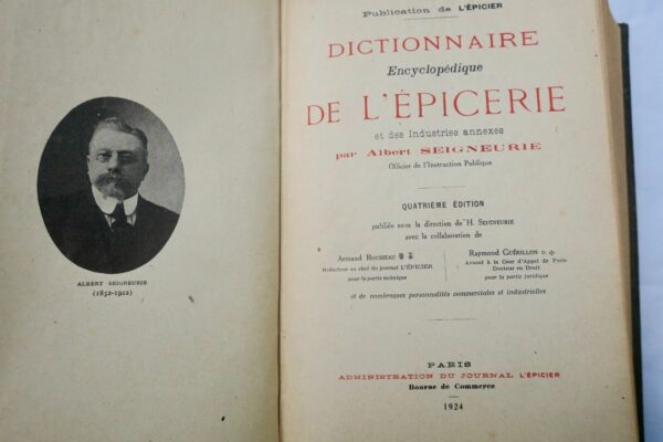 épicerie Dictionnaire encyclopédique de l'épicerie et des Industries...1924 – Image 10