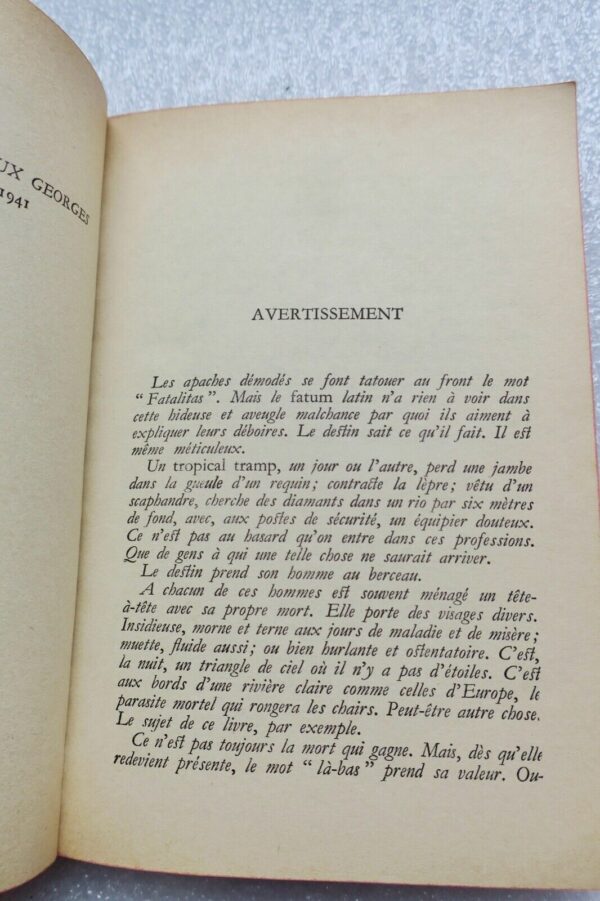 Arnaud Georges Le salaire de la peur Collection le livre de poche 1950 – Image 4