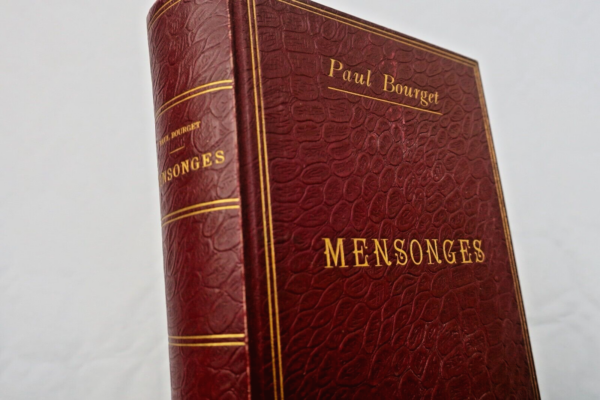 BOURGET Paul Mensonges 1895