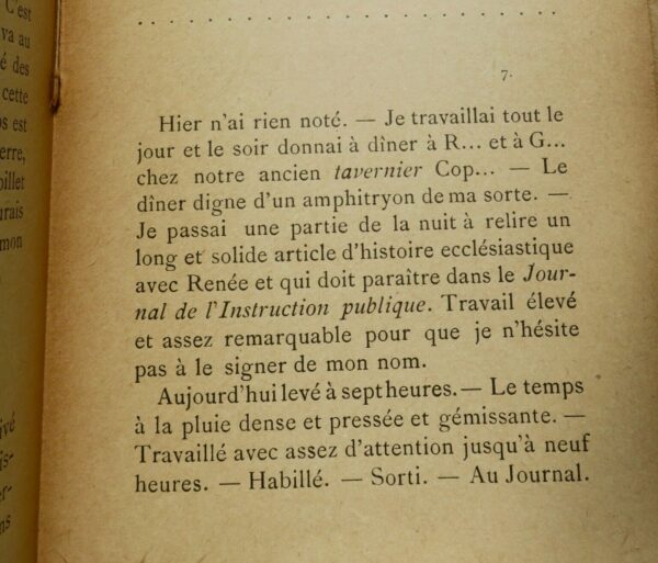 Barbey d'Aurevilly Deuxième Memorandum (1838), et quelques pages de 1864. – Image 4