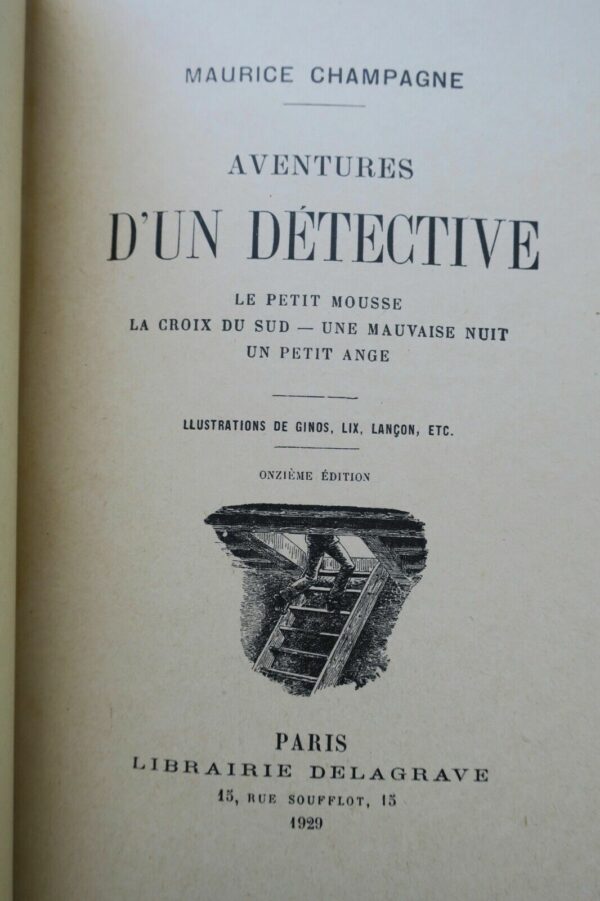 Champagne, Maurice Aventures d'un détective. Le petit Mousse. 1929 – Image 11