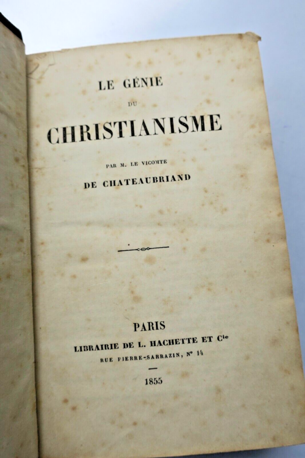 Chateaubriand, François-René de Le Génie du christianisme 1855 – Image 3