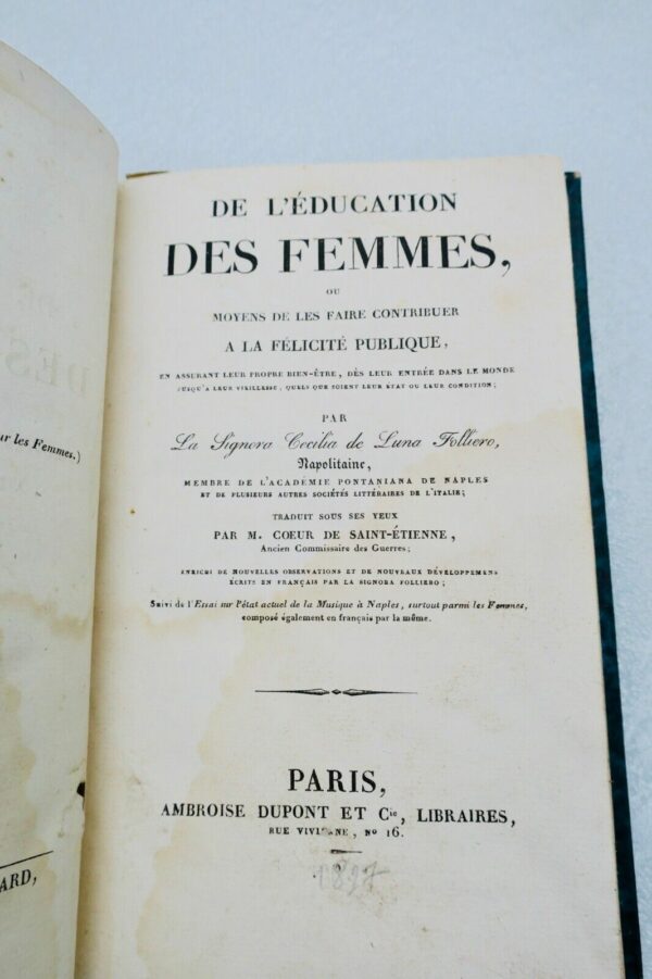 De l'éducation des femmes ou Moyens de les faire contribuer à la félicité publiq – Image 7