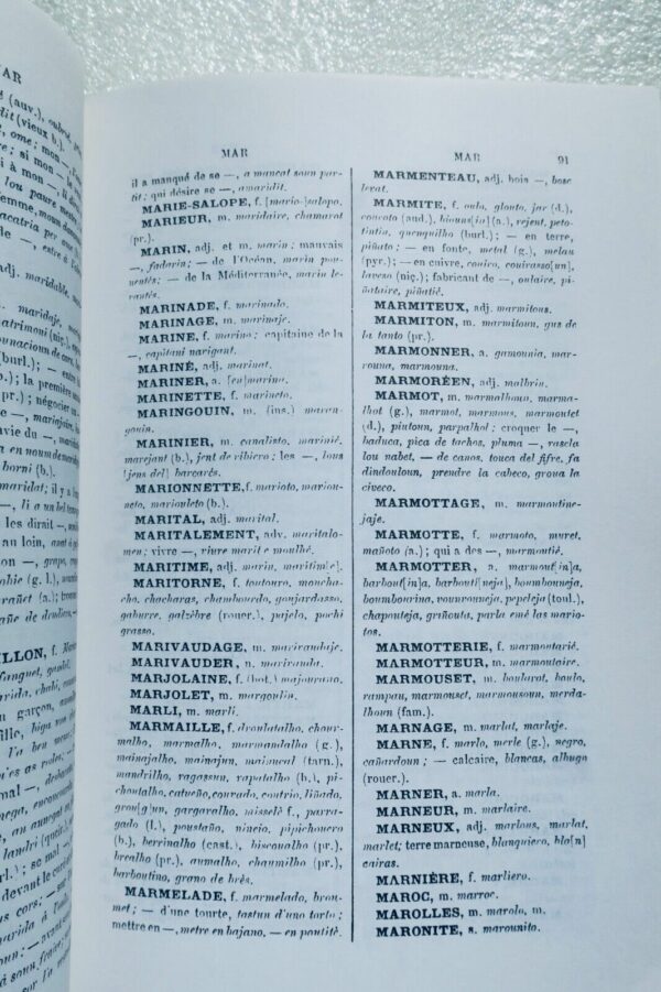 Dictionnaire Francais-occitanien donnant L'equivalent des Mots Francais – Image 5