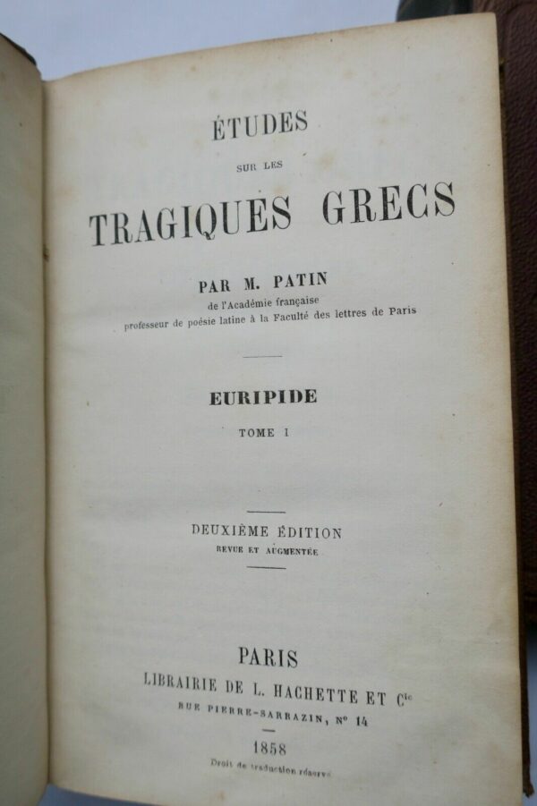 Etudes sur les tragiques grecs – Image 8