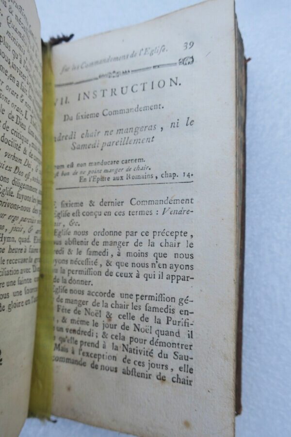 Instructions familières, dogmatiques et morales...doctrine chrétienne 1775 – Image 4