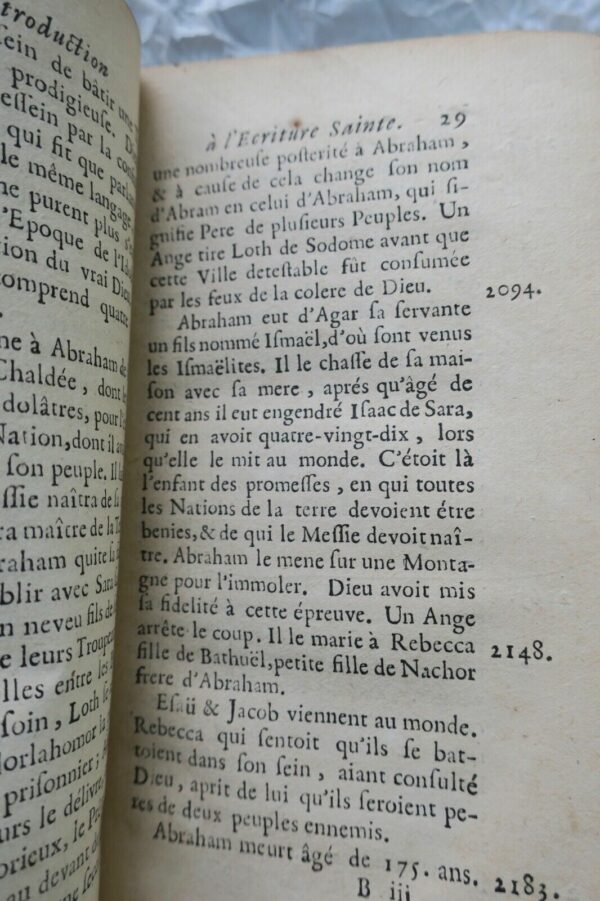 Introduction à l'Ecriture Sainte, composée en latin 1699 – Image 8