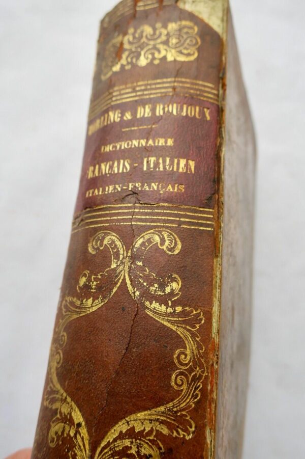 Italien Dictionnaire classique italien-français Français-italien 1843