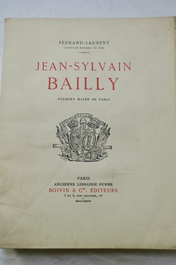 Jean sylvain Bailly 1927 premier maire de Paris