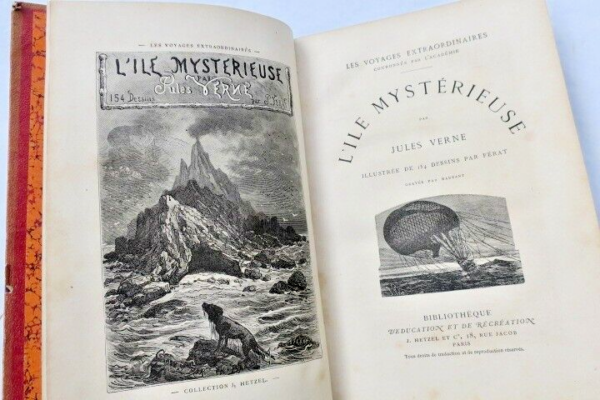 Jules VERNE L'ÎLE MYSTERIEUSE Hetzel