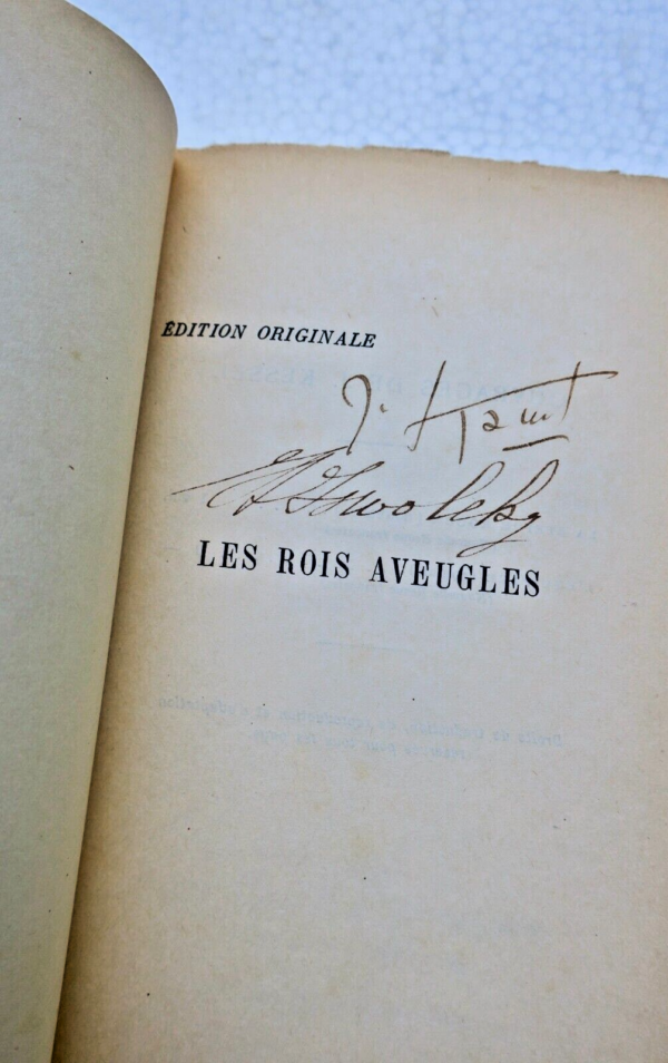 KESSEL J.  ISWOLSKY, H. Les rois aveugles